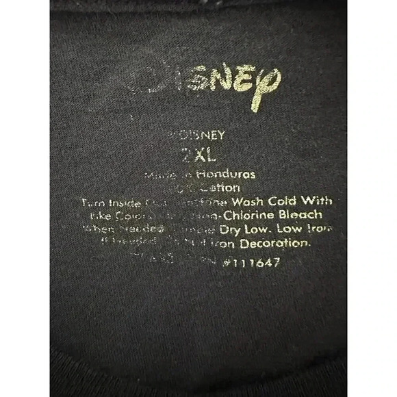 Disney Mickey Mouse Starry Night T-Shirt Blue Short Sleeve Size 2XL - Picture 3 of 3